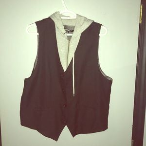 Carbon hooded vest